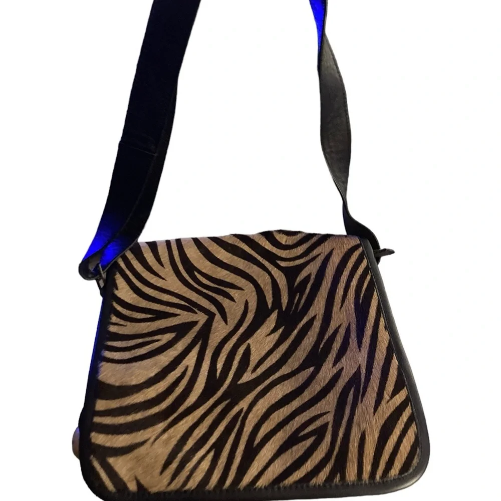 Calf Hair & Leather Purse/Bag Unbranded Vintage Animal/Zebra‎ Print